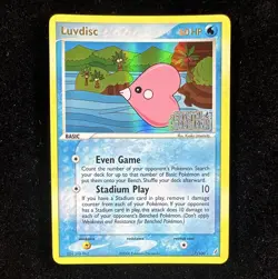 The Pokemon Company Luvdisc 7/100 EX Crystal Guardians Reverse Holo Rare EN - Image 1