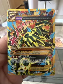 Pokemon TCG Primal Groudon EX 97/98 Full Art Ultra Rare Ancient Origins 2015 - Image 1