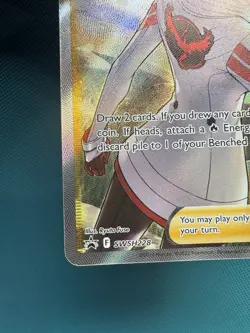 Candela SWSH228 Full Art Trainer Black Star Promo POKEMON GO - Image 4