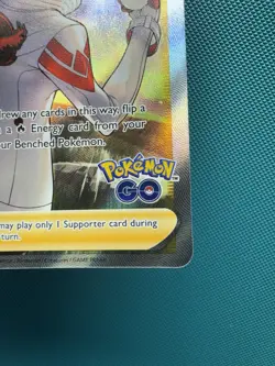 Candela SWSH228 Full Art Trainer Black Star Promo POKEMON GO - Image 5