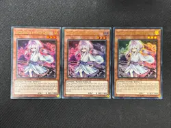 Yugioh *Ghost Reaper & Winter Cherries 1st Edition X3 Ultra Rare*(LP) DUDE-EN002 - Image 1