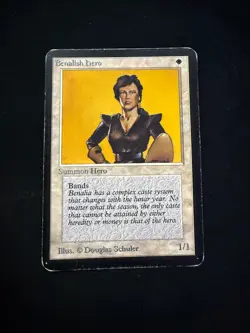 Magic The Gathering: Alpha Benalish Hero MTG Alpha - Image 1