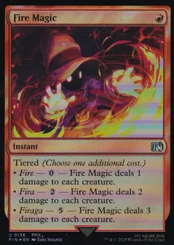 Fire Magic - Foil - Final Fantasy 0136 - Image 1
