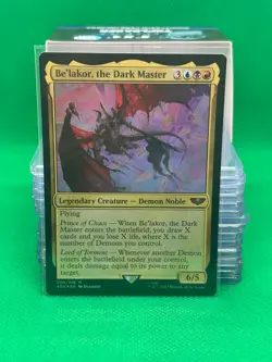 Be'lakor, the Dark Master - Warhammer 40k - Surge Foil - MTG - Damaged - Image 1
