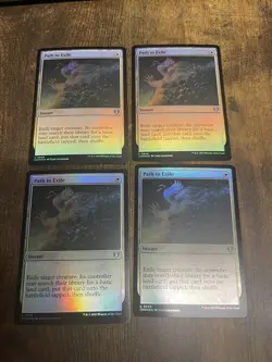 4x Path to Exile FOIL Commander Masters MTG 049 Pack Fresh - Image 1