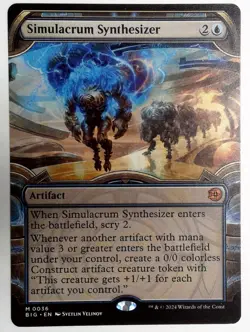 Simulacrum Synthesizer (Showcase) ​ - (Near Mint) Outlaws of Thunder Junction NM - Image 3