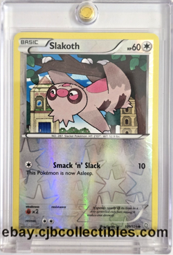 Pokemon SLAKOTH 101/124 Reverse Holo Dragons Exalted - Light Play 🍒 - Image 1