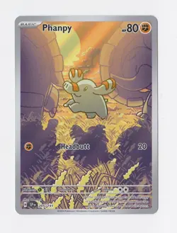 NM Phanpy 205/191 Surging Sparks Illustration Rare POKEMON 2024 - Image 1