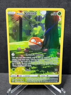 Pokemon Hisuian Voltorb GG01/GG70 Crown Zenith Galarian Gallery Holo Near Mint - Image 1