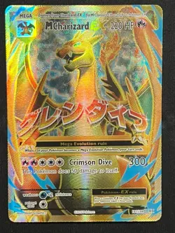 Pokemon TCG Mega M Charizard EX Evolutions 101/108 Holo Full Art Ultra Rare NM - Image 1