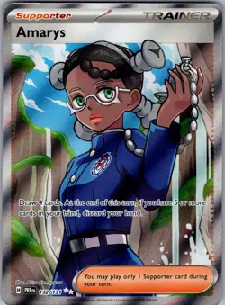 Amarys 132/131 Holo Ultra Rare Prismatic Evolutions Pokemon Near Mint - Image 1