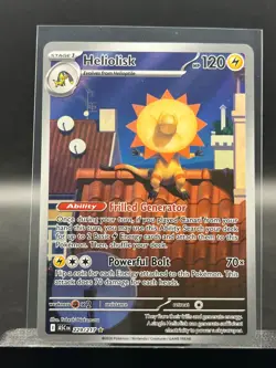 2026 Pokemon ME: Ascended Heroes Heliolisk 229/217 Illustration Rare IR - Image 1