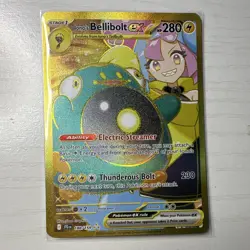 Pokemon Iono's Bellibolt ex 188/159 Sv09 Hyper Rare Full Art Holo ENG Fresh Pull - Image 1