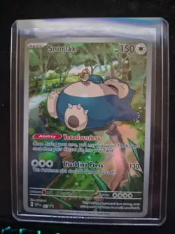 Pokemon TCG Snorlax 051 Scarlet & Violet Black Star 151 Holo Promo NM-A - Image 1