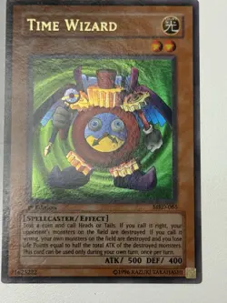 Time Wizard MRD-065 Metal Raiders 1st Edition Ultra Rare #4 - Image 3