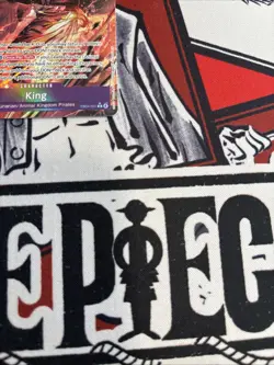 King (Alternate Art) EB04-031 One Piece OP-14 The Azure Sea's Seven Foil NM - Image 5