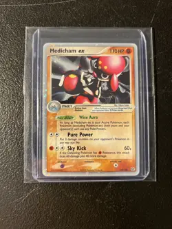 Medicham EX 95/106 Ex Emerald Ultra Rare Holo Pokemon Card - NM - Image 2