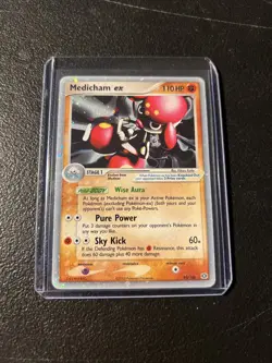 Medicham EX 95/106 Ex Emerald Ultra Rare Holo Pokemon Card - NM - Image 5