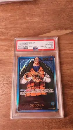 One Piece Card Crocodile ST03-001 PSA 10 Japanese - Image 1