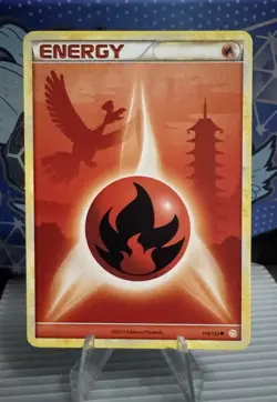 Pokemon TCG Fire Energy HeartGold SoulSilver, Regular Ho-Oh Card 116/123 - Image 1