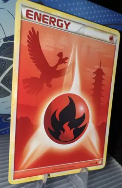 Pokemon TCG Fire Energy HeartGold SoulSilver, Regular Ho-Oh Card 116/123 - Image 4