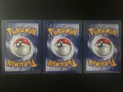 2000 Pokemon Movie Promo Cards Black Star Moltres Articuno Zapdos 21 22 23 LP - Image 2
