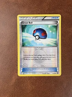Pokemon Card Great Ball 93/98 Emerging Powers Reverse Holo NM - Image 1