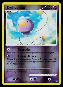Pokemon Card - Drifloon Stormfront 58/100 Common Reverse Holo - Image 1