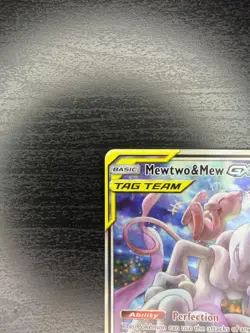 Pokemon Mewtwo and Mew Tag Team GX Sun Moon SM191 Holo Promo Card NM - Image 2
