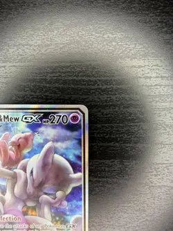 Pokemon Mewtwo and Mew Tag Team GX Sun Moon SM191 Holo Promo Card NM - Image 3