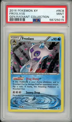 2016 Pokemon XY Gen. Radiant Collection Froslass #RC8 PSA 9 - Image 1