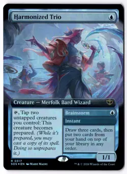 Harmonized Trio (Extended Art) SOS 317 Magic: The Gathering Foil R NM - Image 1
