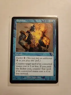 Prohibit - Invasion - MTG Magic - Common - Blue Instant - Image 1