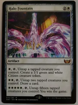 Halo Fountain MTG SNC 015 NM Mythic - Image 1
