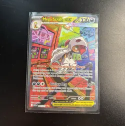 Mega Scrafty EX 285/217 ASCEND HEROES Secret Rare Full Art Holo Mega - Image 1