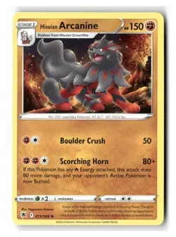Hisuian Arcanine 071/189 Rare Astral Radiance Pokemon Near Mint - Image 1