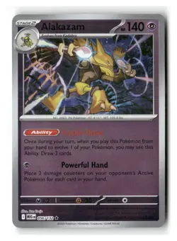 Alakazam 056/132 Rare Mega Evolution Pokemon Reverse Holo Near Mint - Image 1