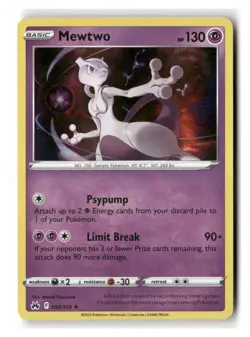 Mewtwo 059/159 Holo Rare Crown Zenith Pokemon Near Mint - Image 1