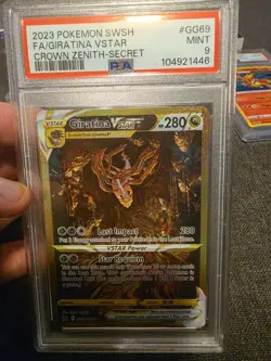 2023 Pokemon SWSH Giratina VSTAR Crown Zenith Galarian Gallery #GG69/GG70 PSA 9 - Image 1