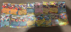 Pokemon TCG Mega Evolution Lot 16 Cards Mega Evolution Double Rares - Image 1