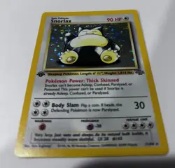 1ST EDITION 1999 Pokemon Jungle Snorlax 11/64 Holo Foil Rare WOTC - Image 1