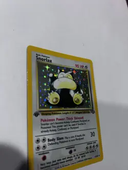1ST EDITION 1999 Pokemon Jungle Snorlax 11/64 Holo Foil Rare WOTC - Image 2