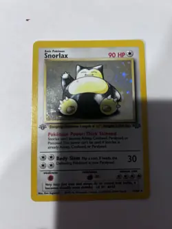 1ST EDITION 1999 Pokemon Jungle Snorlax 11/64 Holo Foil Rare WOTC - Image 5