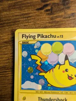 Pokemon 2009 🎈☁ Flying Pikachu 113/111 Rising Rivals Holo Secret Rare ✨ - Image 3