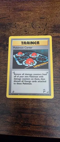 Pokemon Center 85/102 Uncommon Base Set Unlimited Pokemon Lightly Played - Image 1