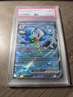 2023 POKEMON MEW EN-151 #009 BLASTOISE EX PSA 10 - Image 3