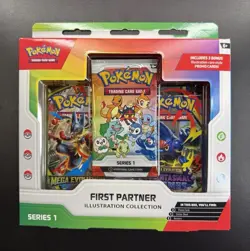 Pokemon TCG First Partner Illustration Collection Series 1 Box SEALED Pokemon - Image 1