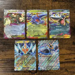 Pokemon Phantasmal Flames EX Ultra Rare Lot Of 5 NM - Image 1