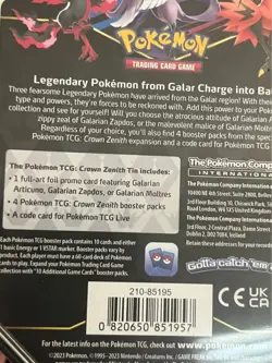 ✅Sealed✅ Pokemon TCG: Crown Zenith Tin, Specialty - Image 2
