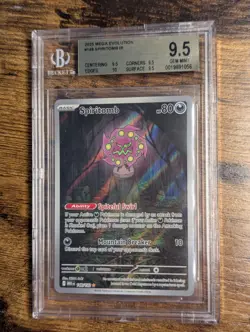 Pokemon Mega Evolution 🪦 Spiritomb 148/132 IR Holo 👻 BGS 9.5 Gem Mint ✨ - Image 2